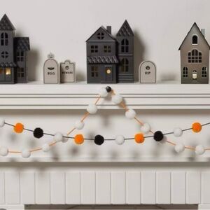 New Target Halloween 2024 Hyde & Eek 11" Black Metal Light-Up Haunted House